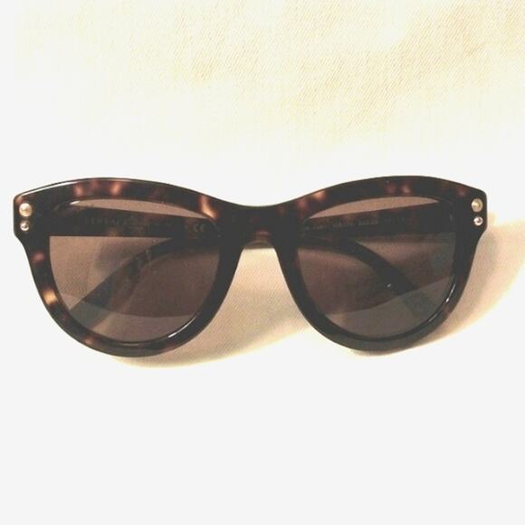 Versace Sunglasses BROWN Tortoiseshell Classic Luxe Designer Round Cat Eye $800 - Picture 6 of 14
